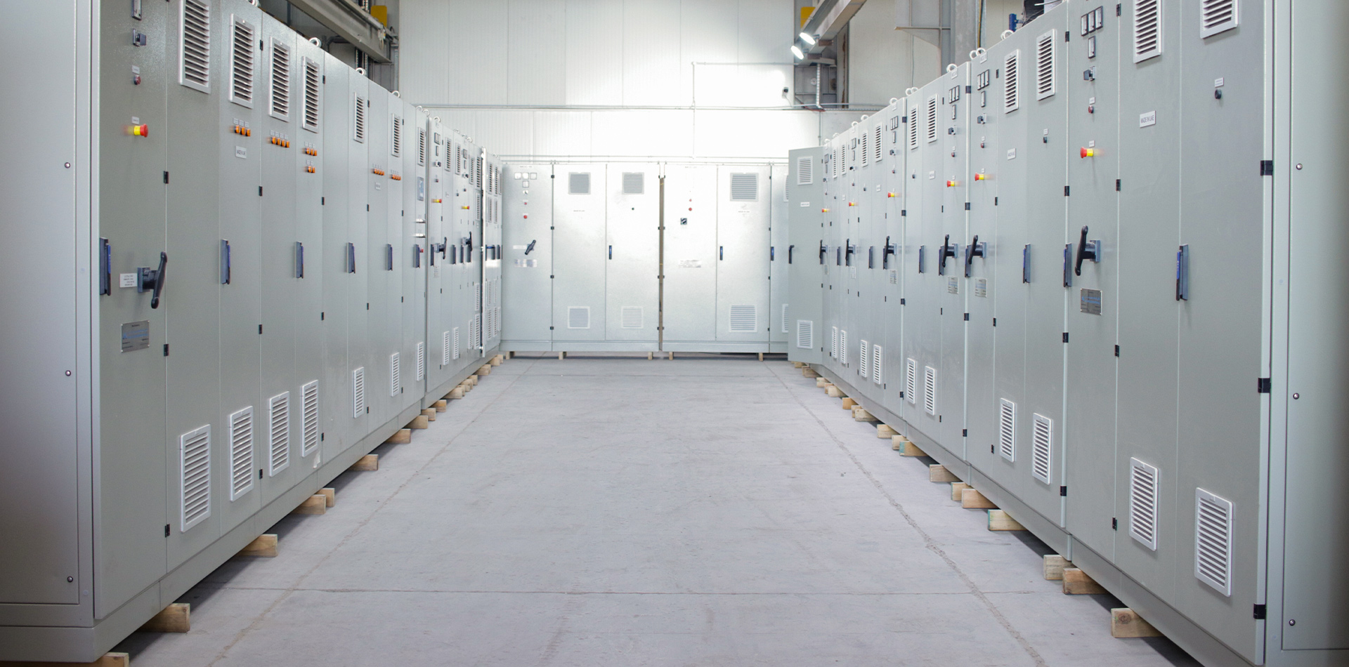 Interior of Polarspec manufacturing unit, showcasing equipment and personnel